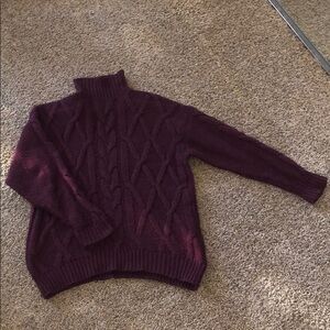 Mock neck sweater